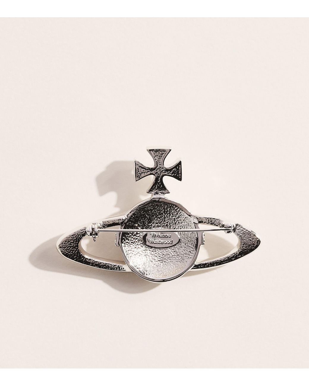 Vivienne Westwood Natural Bas Relief Orb Brooch for men
