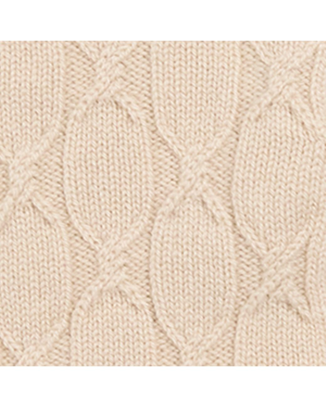 Eleventy Natural Cashmere Cable-Knit Gloves