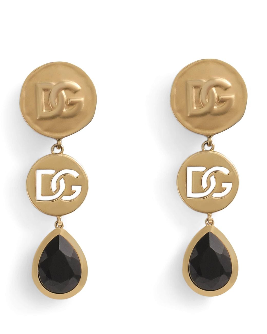Dolce & Gabbana Metallic Like A Virgin Clip Earrings