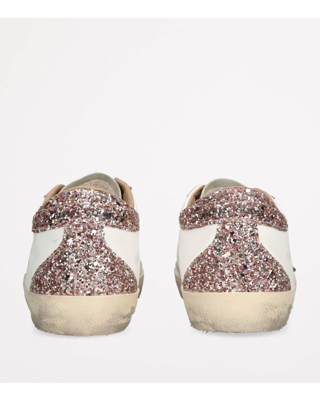 Golden Goose Deluxe Brand White Leather Super-Star Sneakers