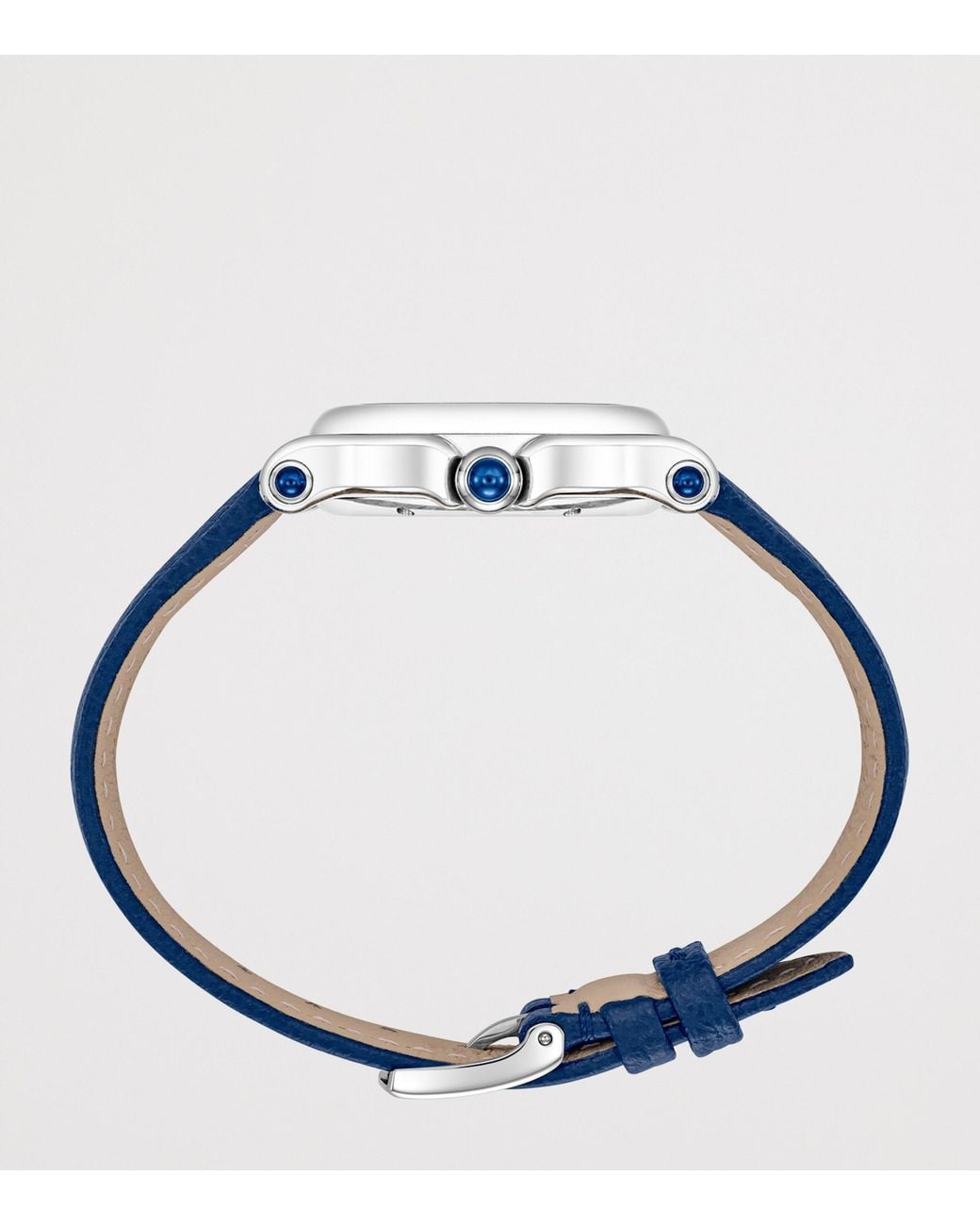 Chopard Blue Stainless Steel And Diamond Happy Sport Watch