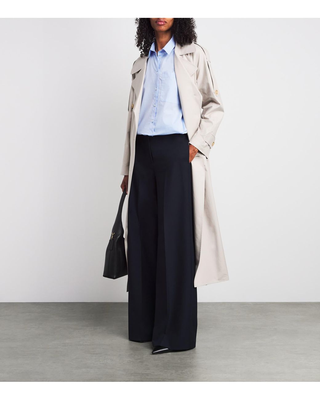MAX&Co. Blue Wide-Leg Trousers