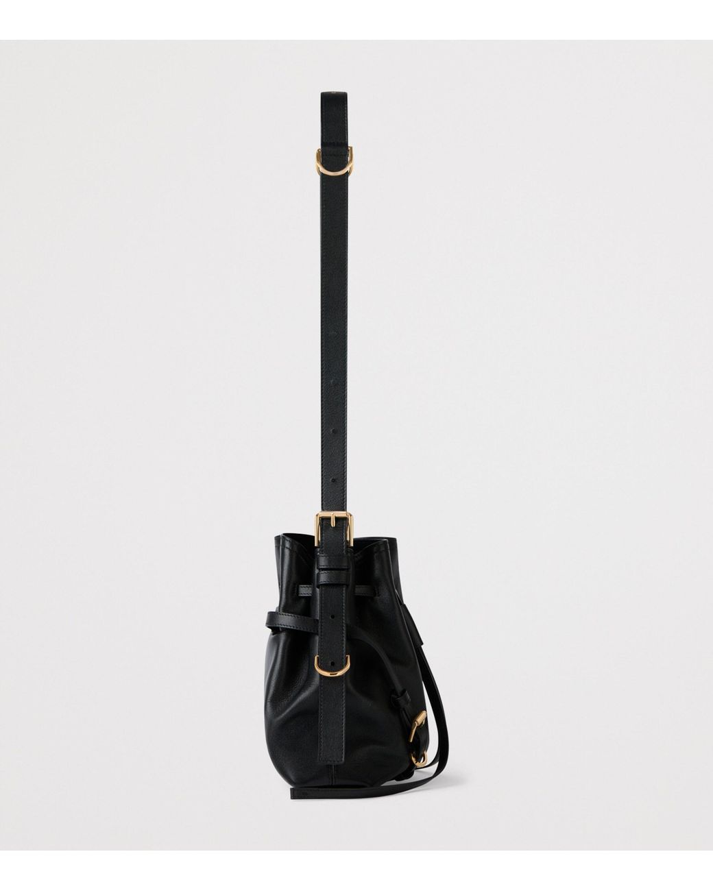 Givenchy Black Small Leather Voyou Bucket Bag