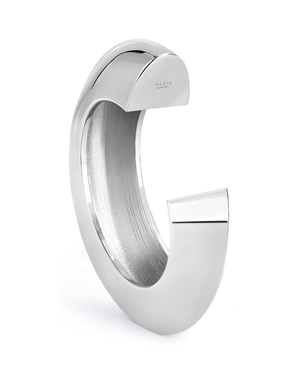 Alaïa White Small Edge Cuff Bracelet
