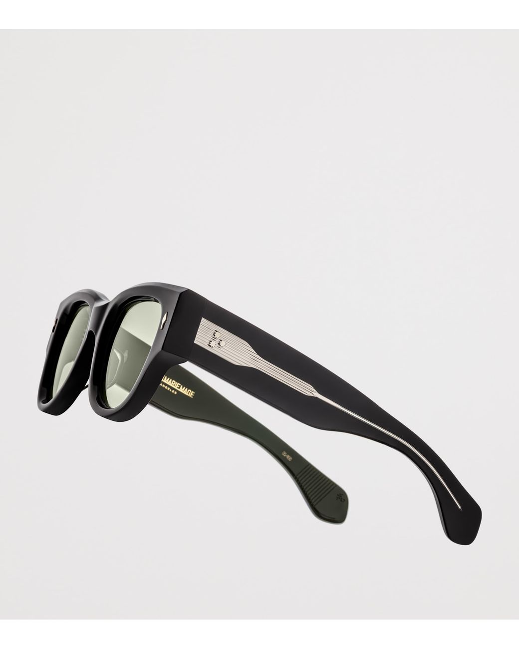 Jacques Marie Mage Black Acetate Chelsea Sunglasses for men