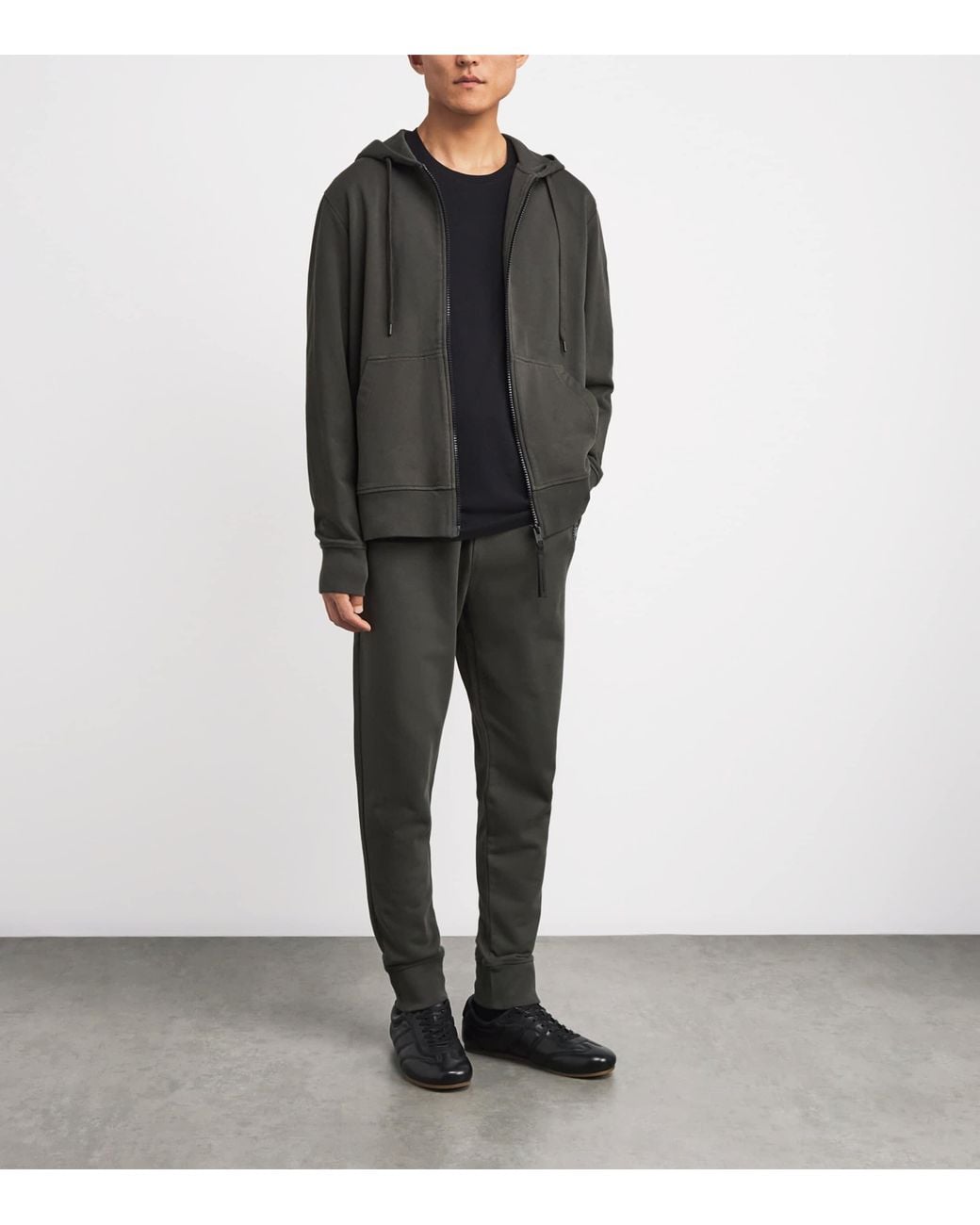 Canada Goose Gray Cotton Huron Sweatpants for men