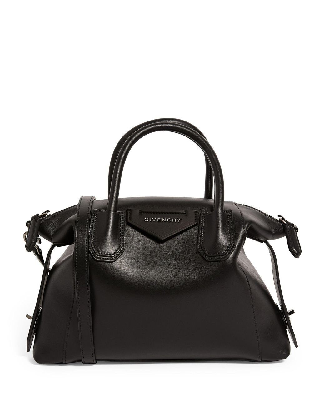 Givenchy Antigona Small Classic Smooth Black Calf Leather Tote Bag