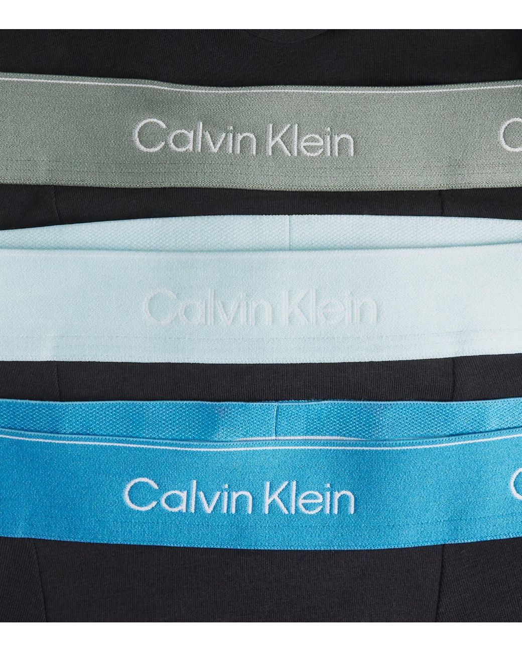 Calvin Klein Black Stretch-Cotton Relaxed Icon Trunks for men