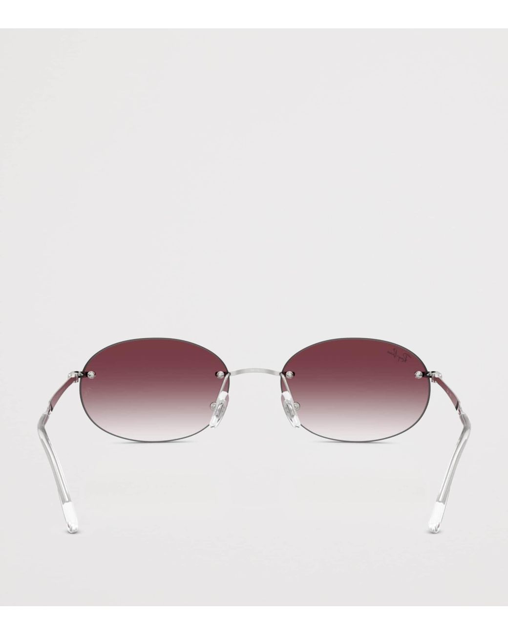 Ray-Ban Pink Rb3767 Metal Oval Sunglasses