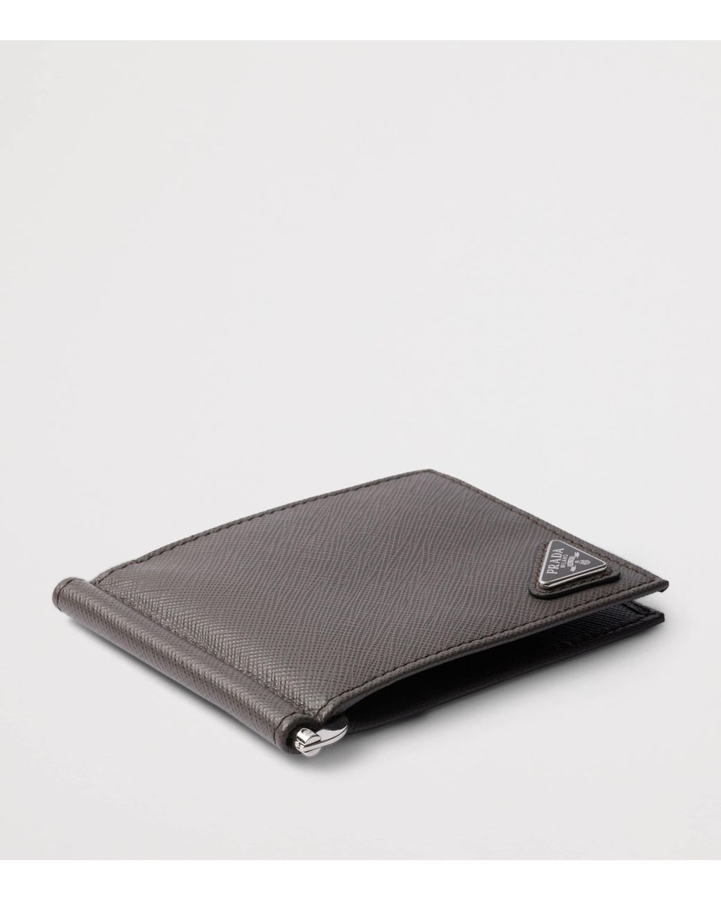 Prada Black Saffiano Leather Bifold Wallet for men