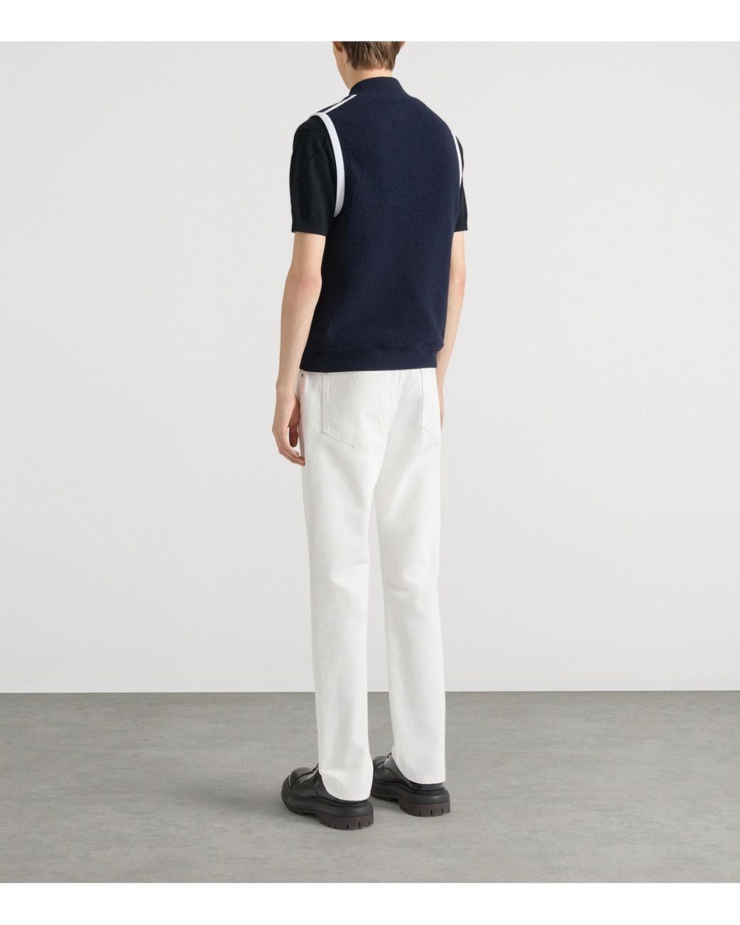 Givenchy Blue Wool Gilet for men