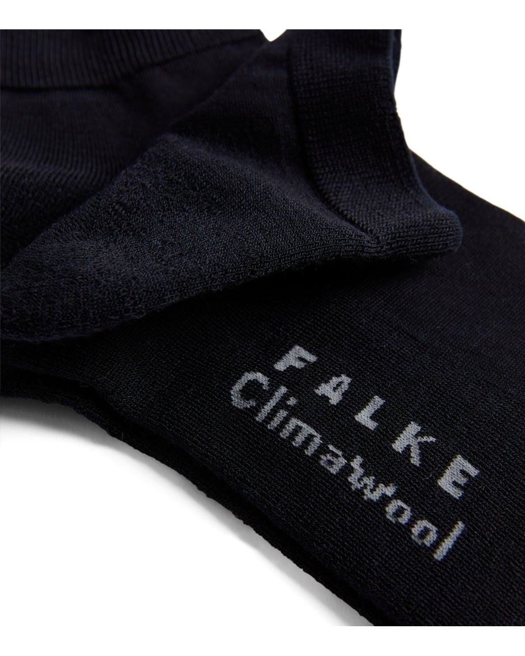 Falke Black Climawool Ankle Socks