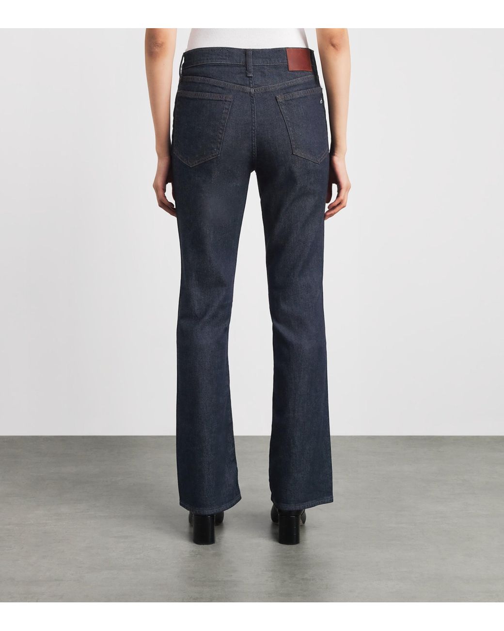 Rag & Bone Blue Peyton Mid-Rise Bootcut Jeans