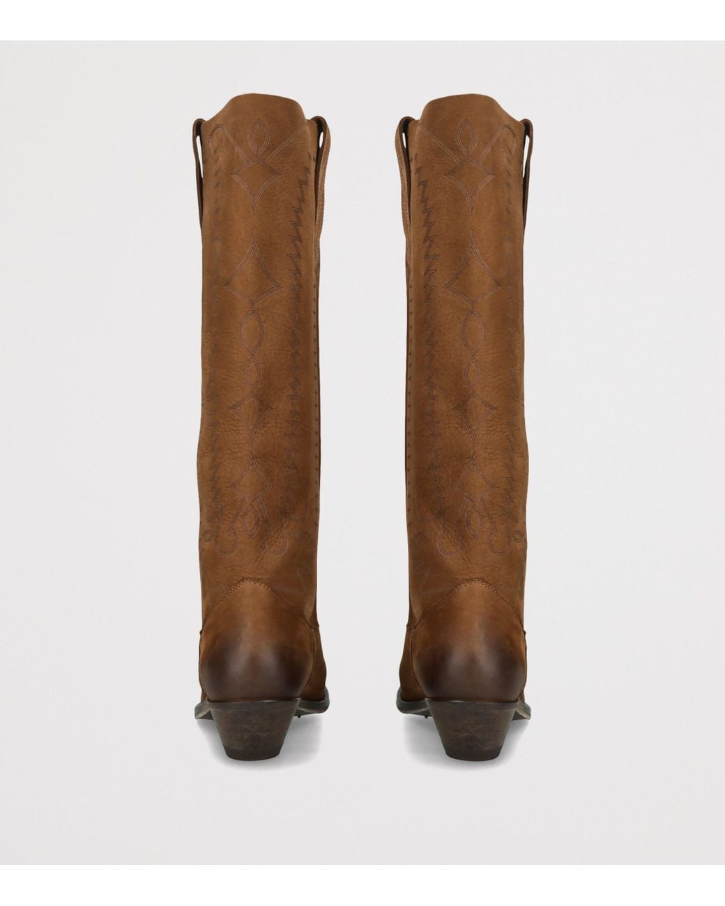 Golden Goose Deluxe Brand Brown Leather Wish Star Knee-High Boots 40