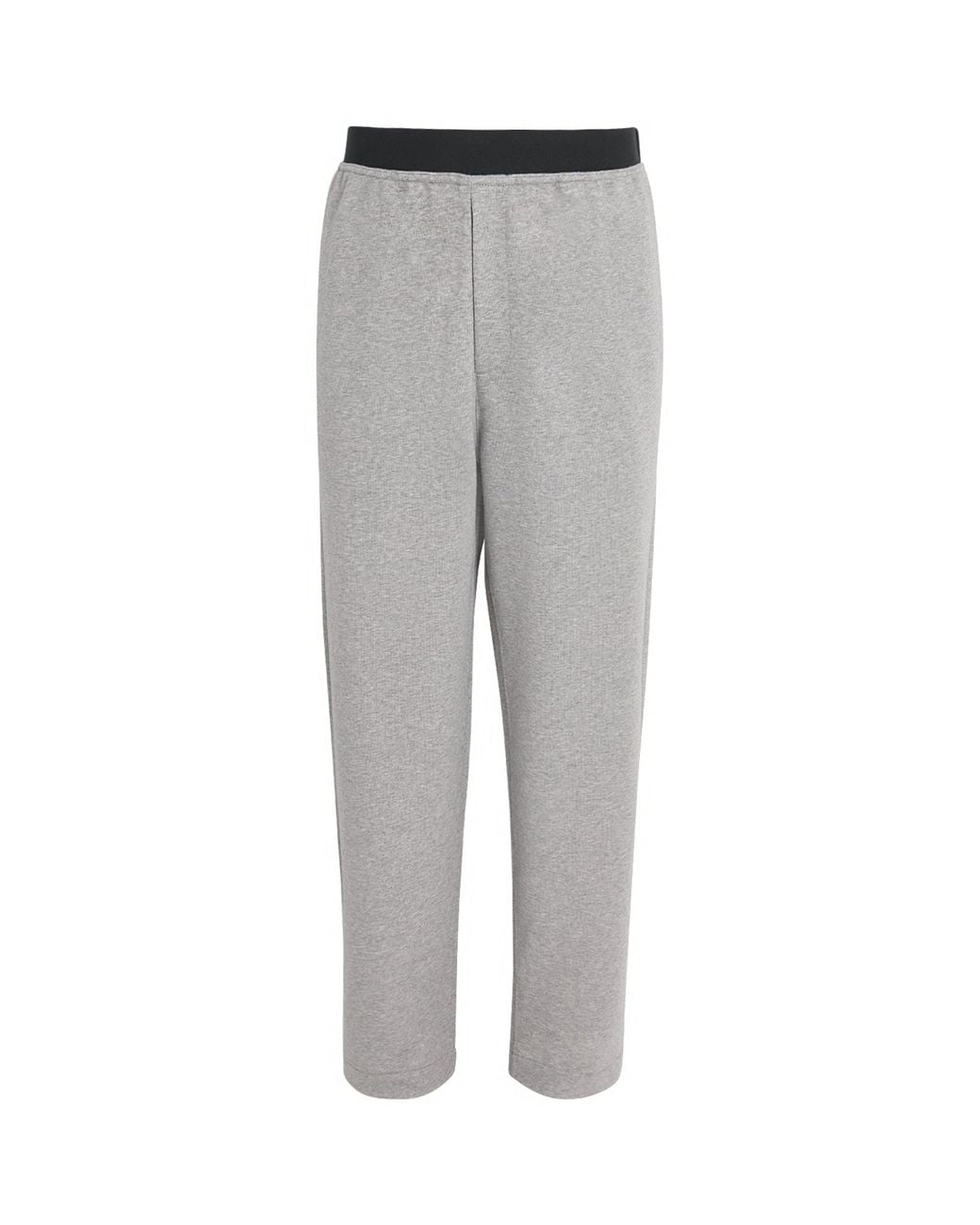 MM6 by Maison Margiela Gray Cotton-Blend Wide-Leg Sweatpants for men