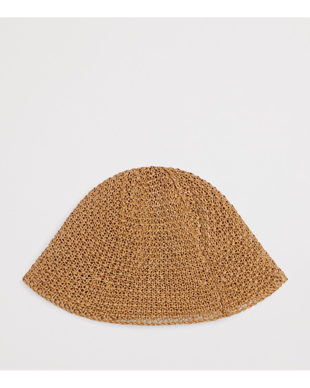 Givenchy Brown Raffia-Effect Bob Hat
