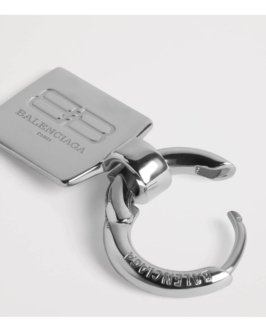 Balenciaga White Malibu Pearl Earrings for men