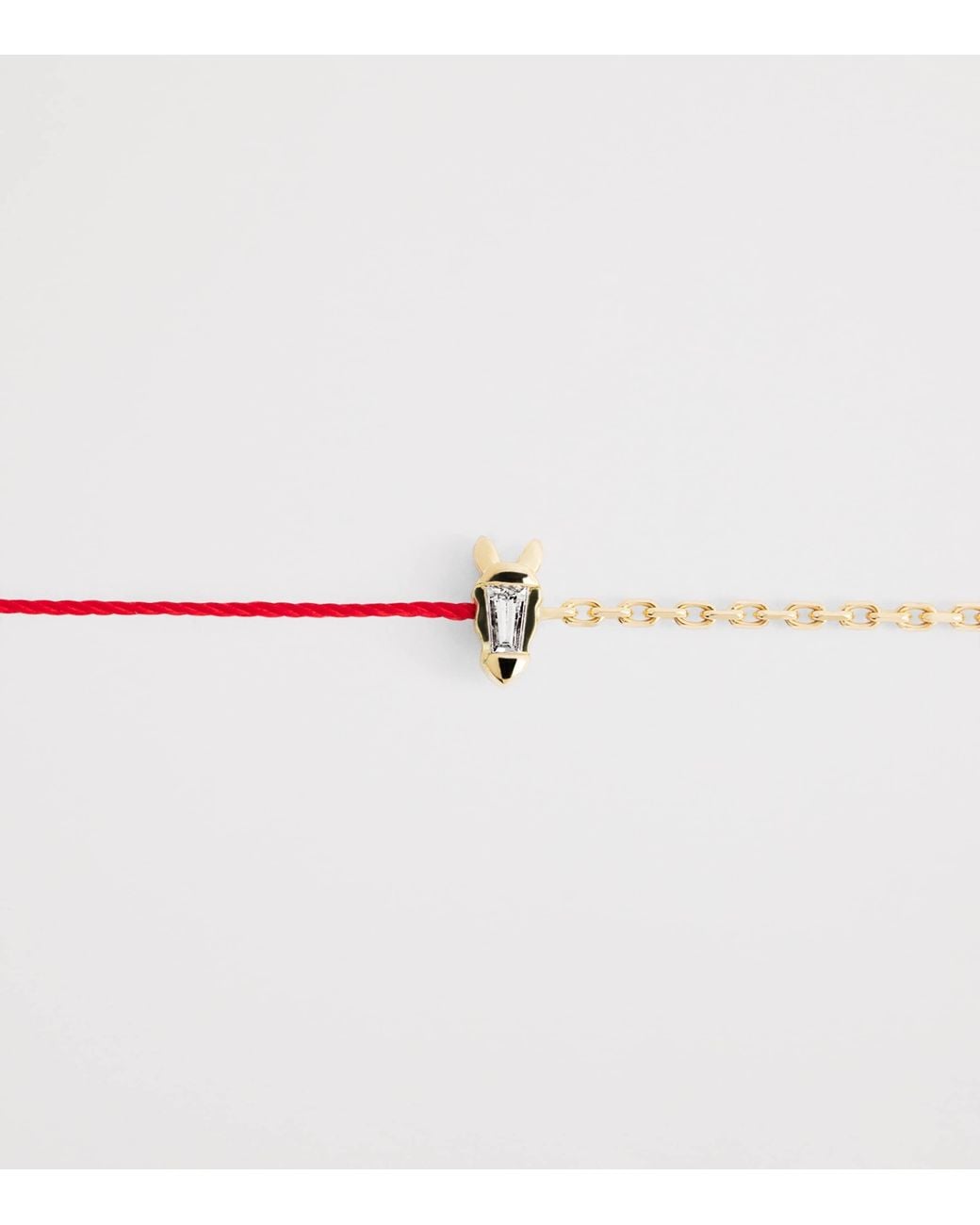 RedLine Metallic And Diamond Chinese New Year Bracelet