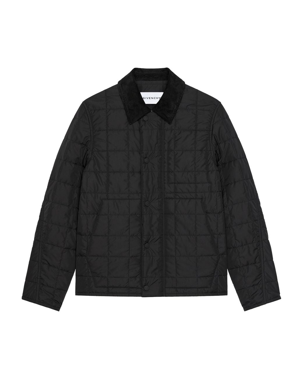 Givenchy Black Quilted Jacket for men