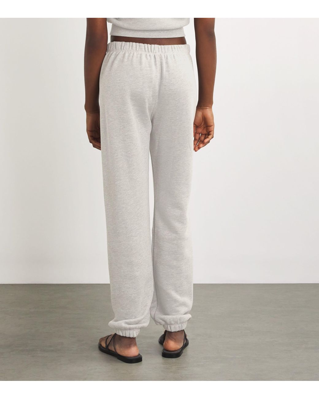 ÉTERNE Gray Cotton-Modal Sweatpants