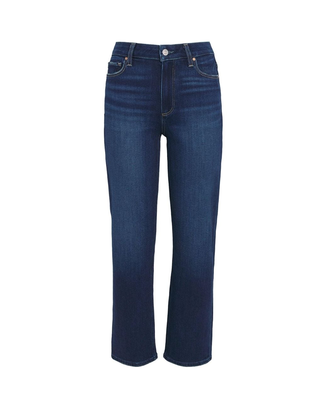 PAIGE Blue Mason Ankle Straight Jeans