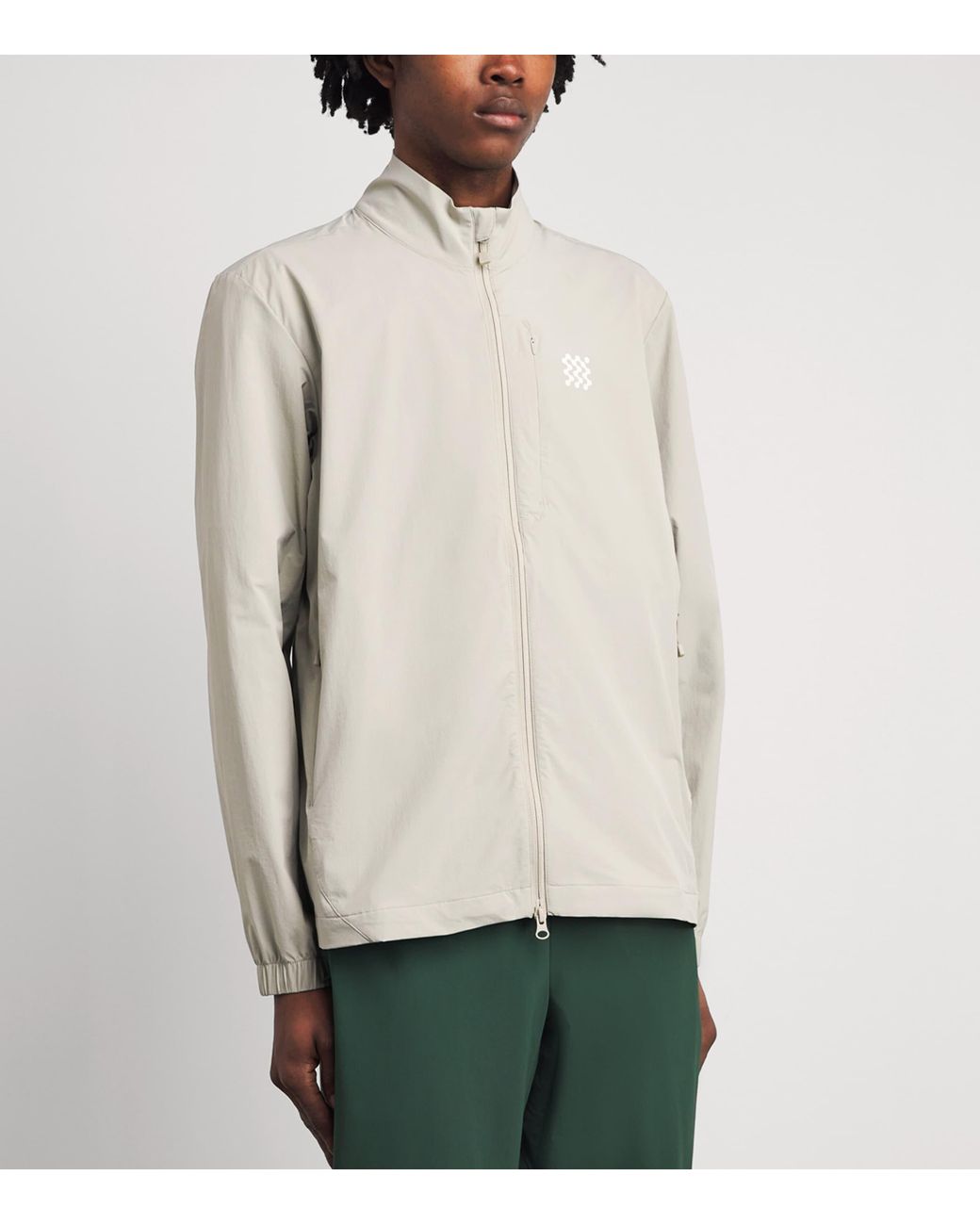 Manors White Lightweight Course Jacket for men