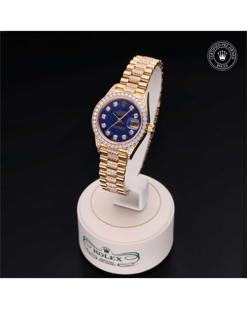 Rolex Certified Pre-Owned Black Lady-Datejust