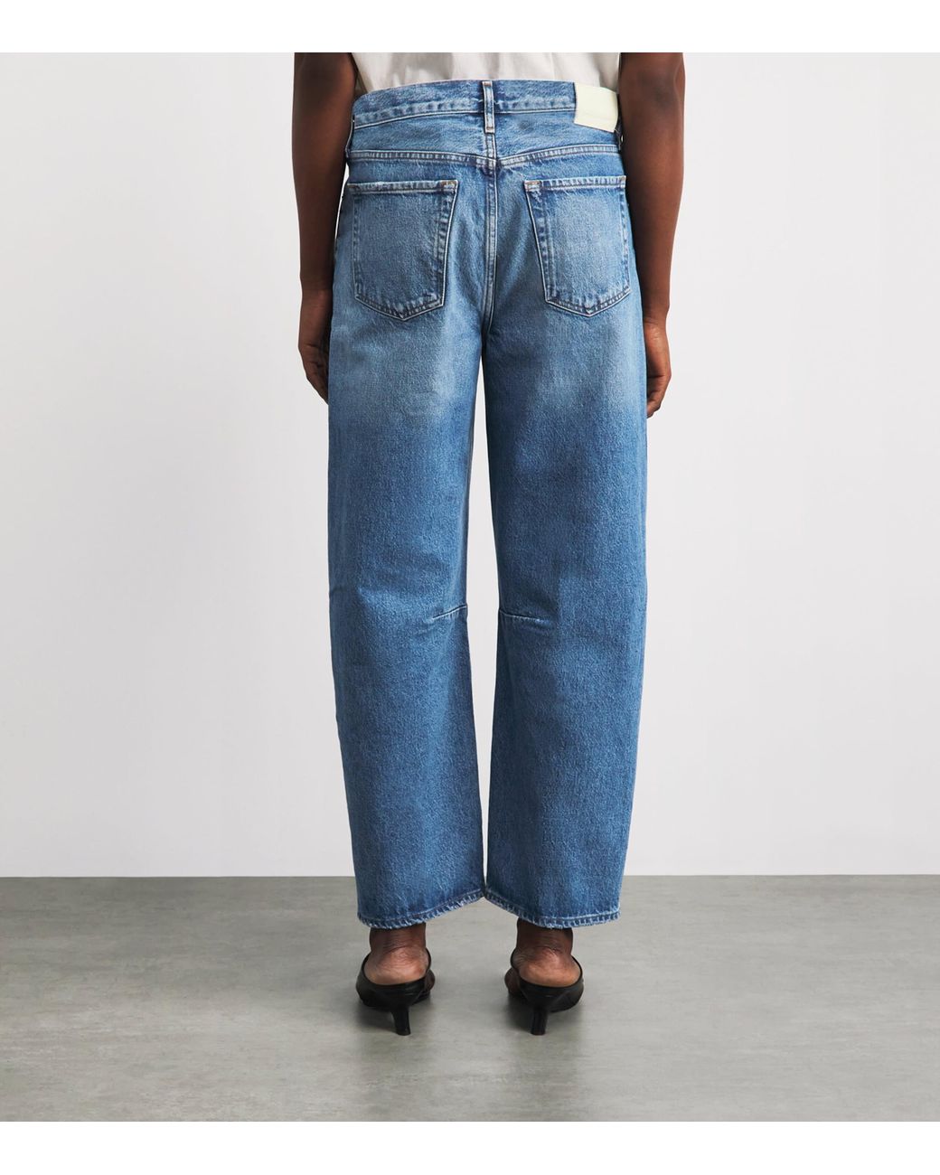 Citizens of Humanity Blue Miro Barrel-Leg Relaxed Jeans