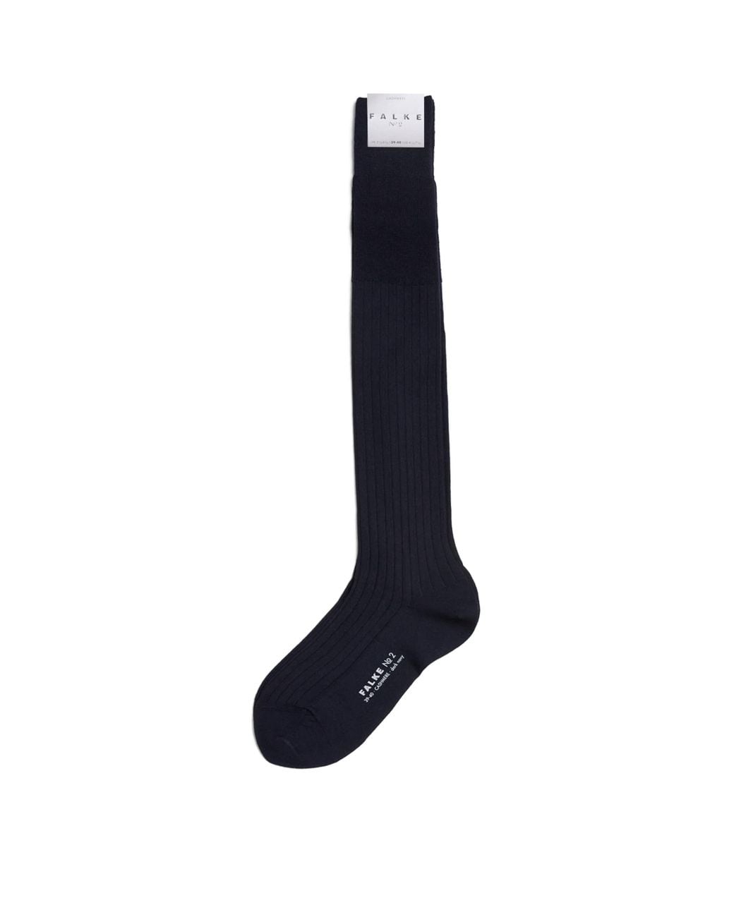 Falke Blue Cashmere-Blend No.2 Long Socks for men