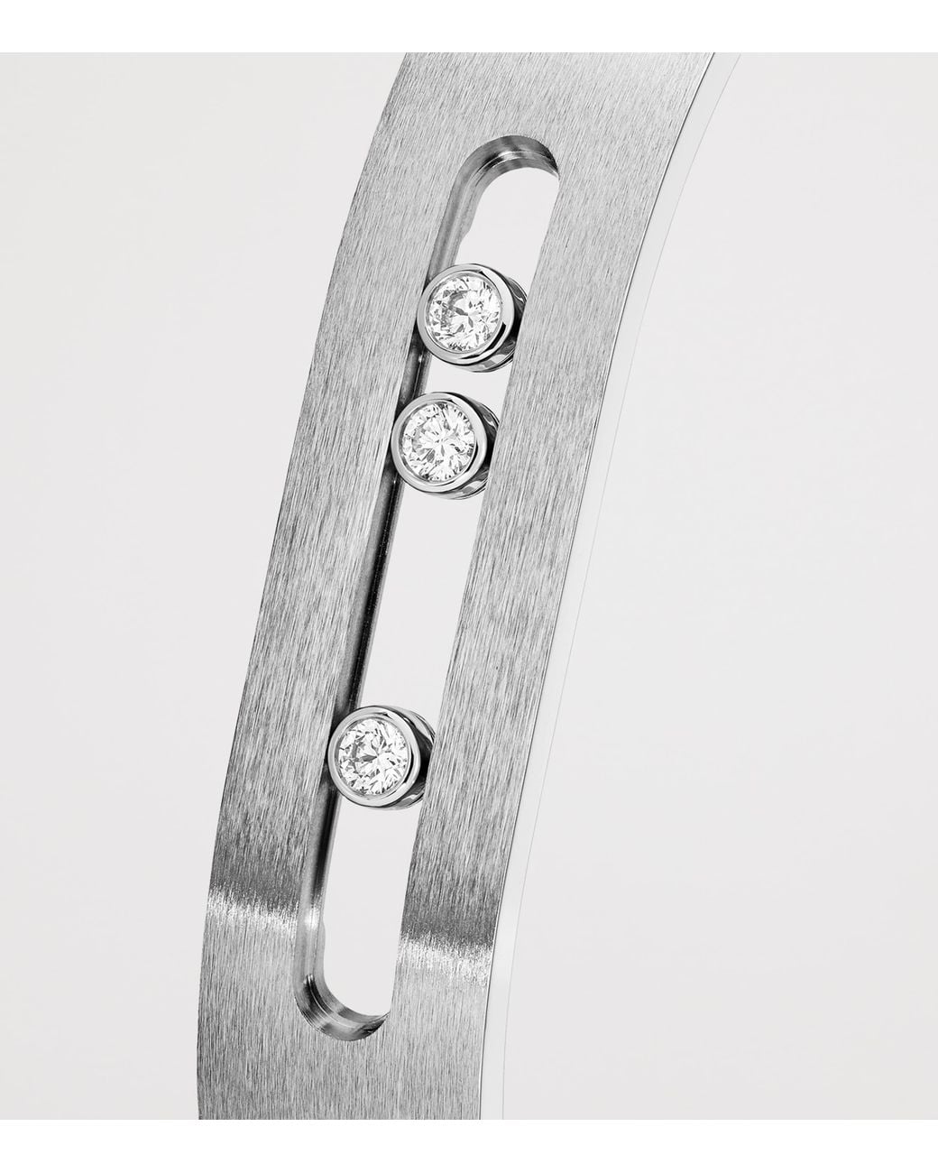 Messika Metallic Move Titanium And Diamond Bangle