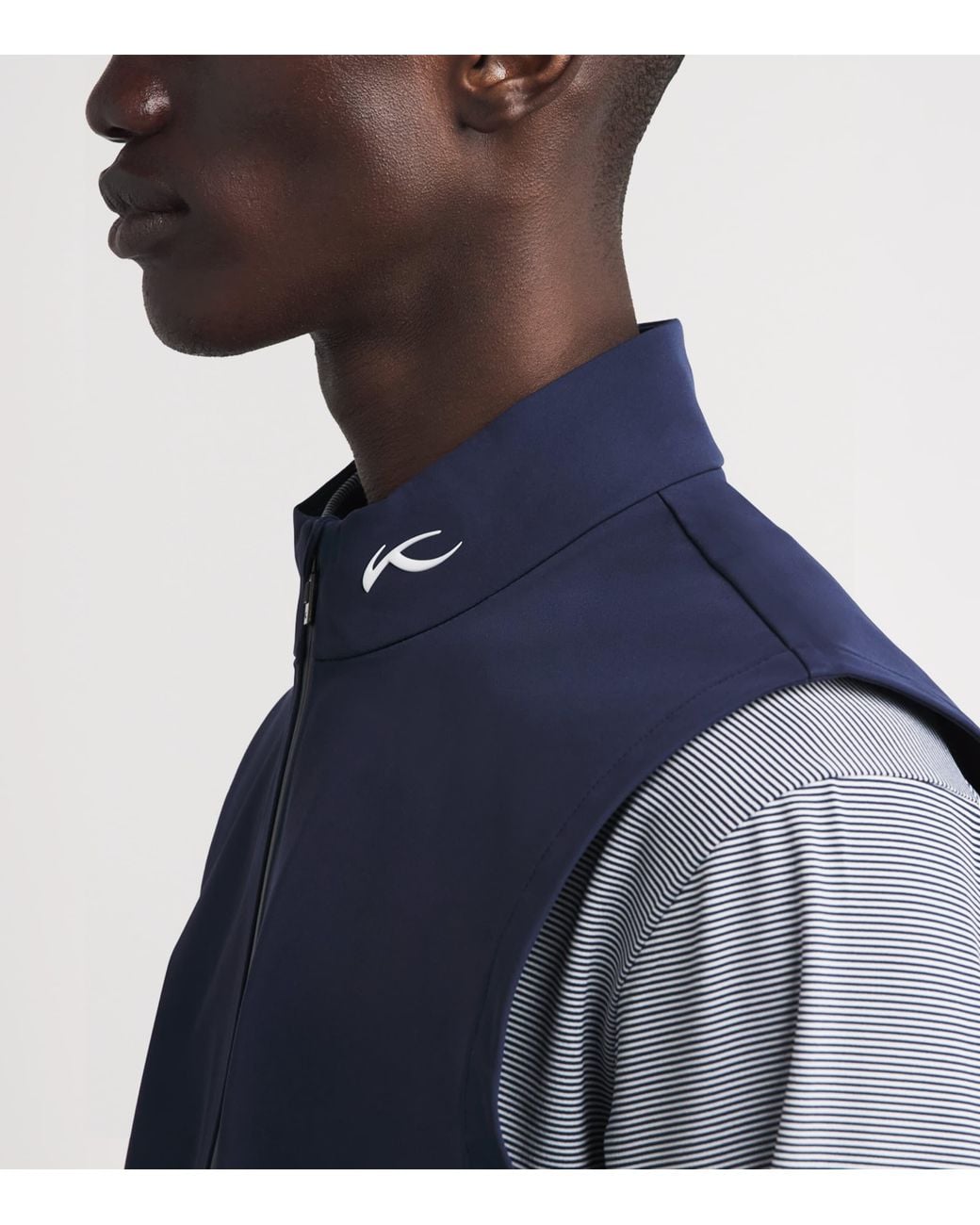 Kjus Blue Downswing Wind Vest for men