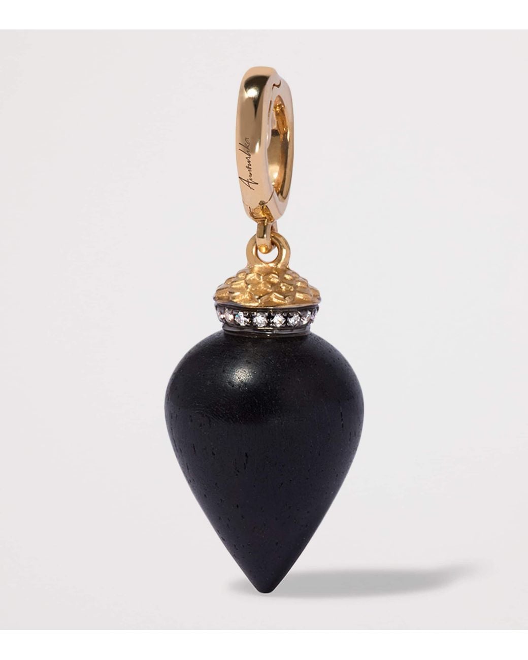 Annoushka Metallic And Diamond Touch Wood Charm