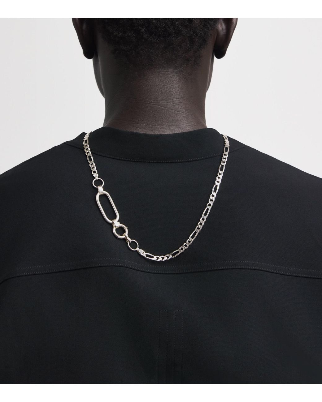 FYR Natural Sterling Anchor Lock Necklace for men