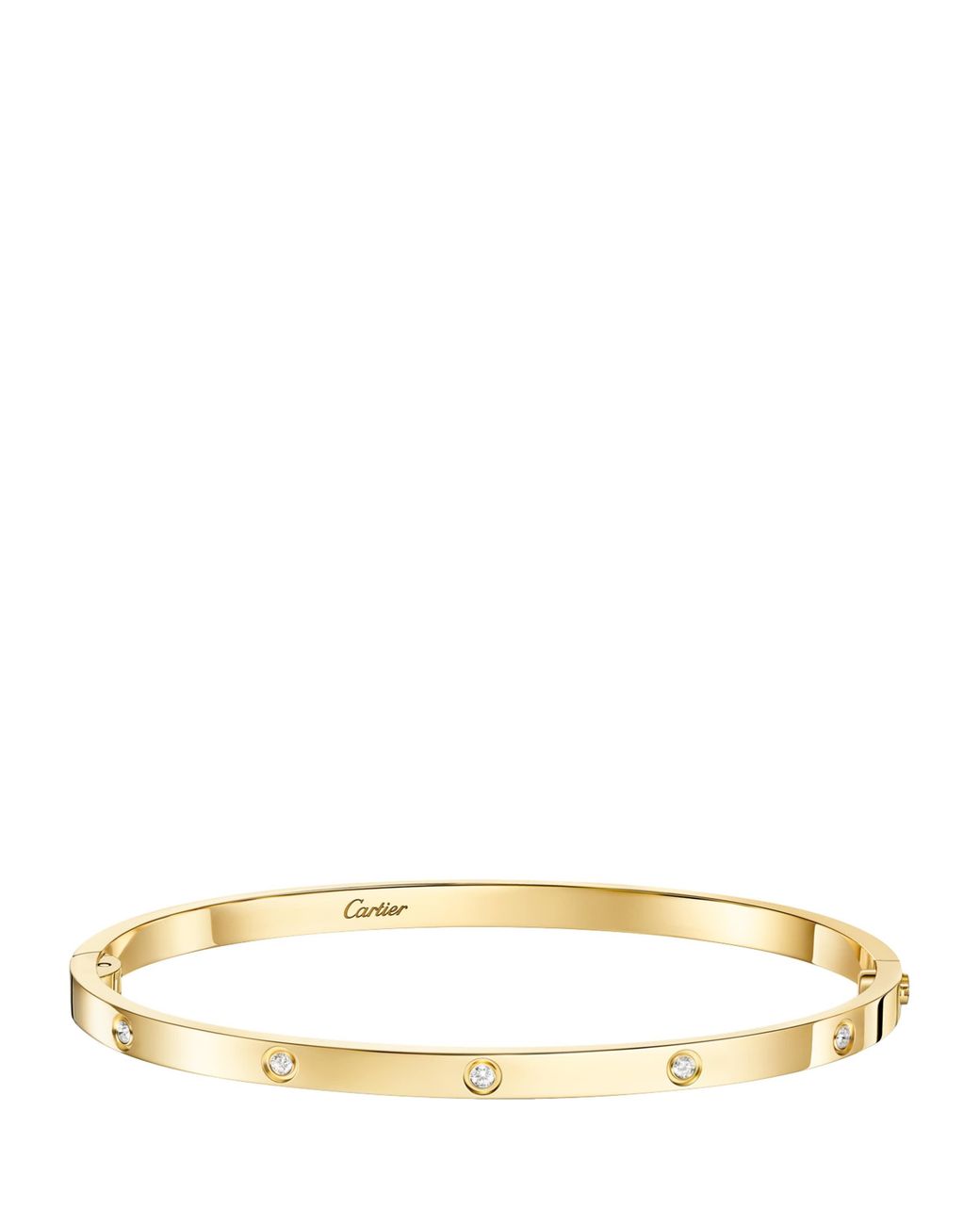 Cartier Natural Small And Diamond Love Bracelet