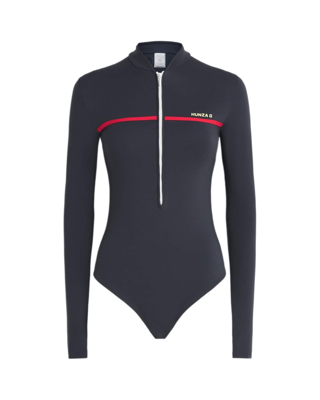 Hunza G Blue Tyra Long-Sleeve Swimsuit