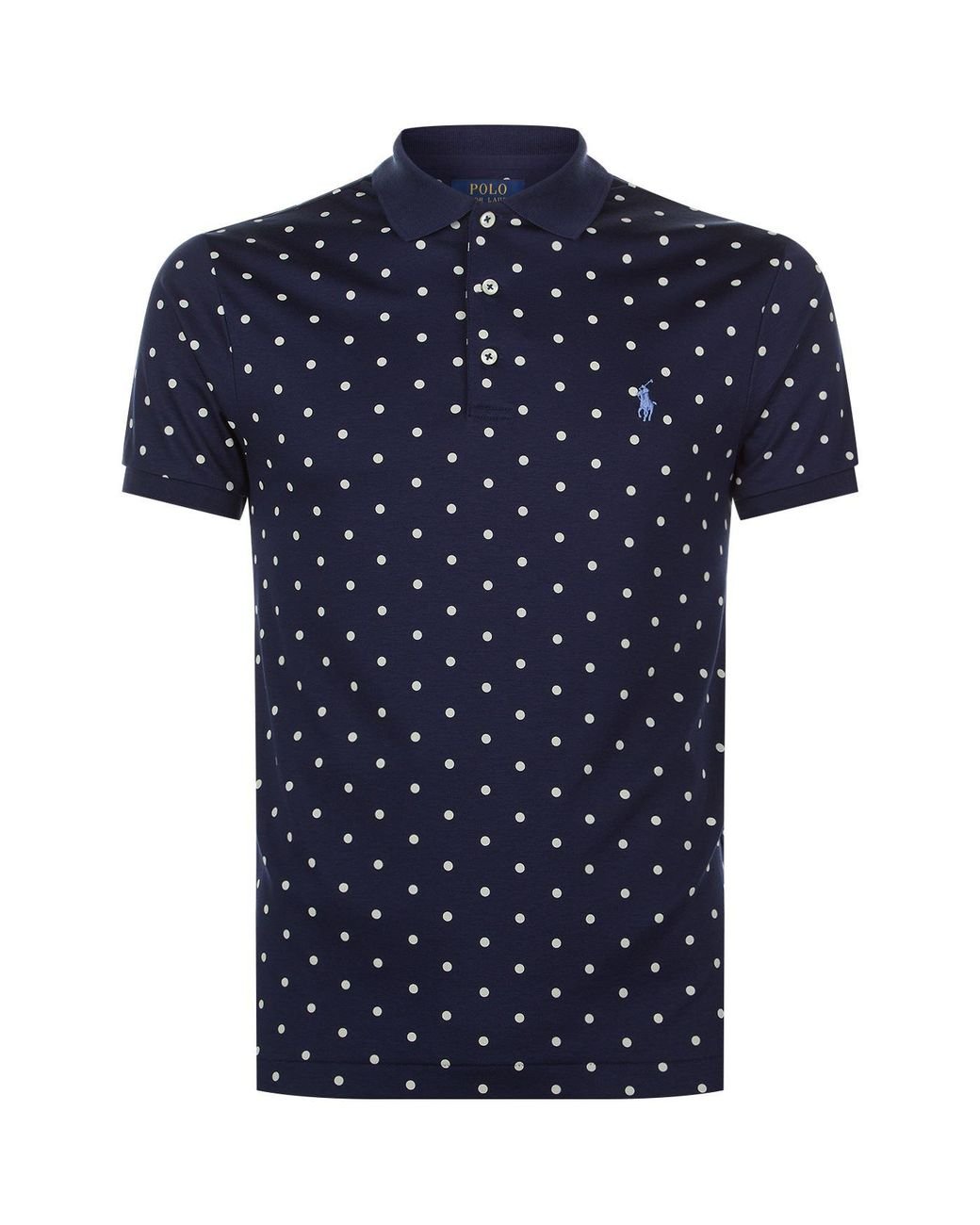 Polo Ralph Lauren Polka Dot Polo Shirt in Blue for Men | Lyst