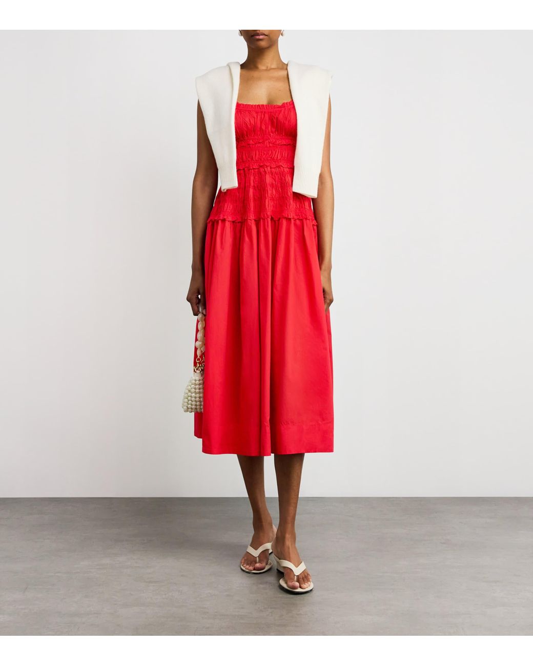 denim fit and flare midi dress Denim Midi Fit & Flare Dress | CasualVacation