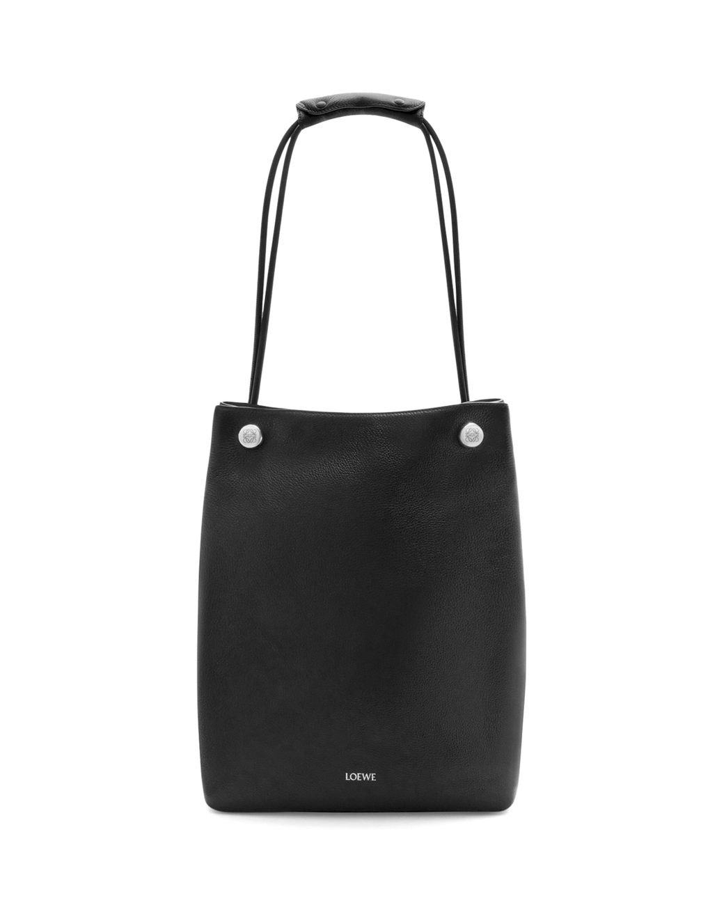 Loewe Leather Pebble Shoulder Bag in Black for Men | Lyst