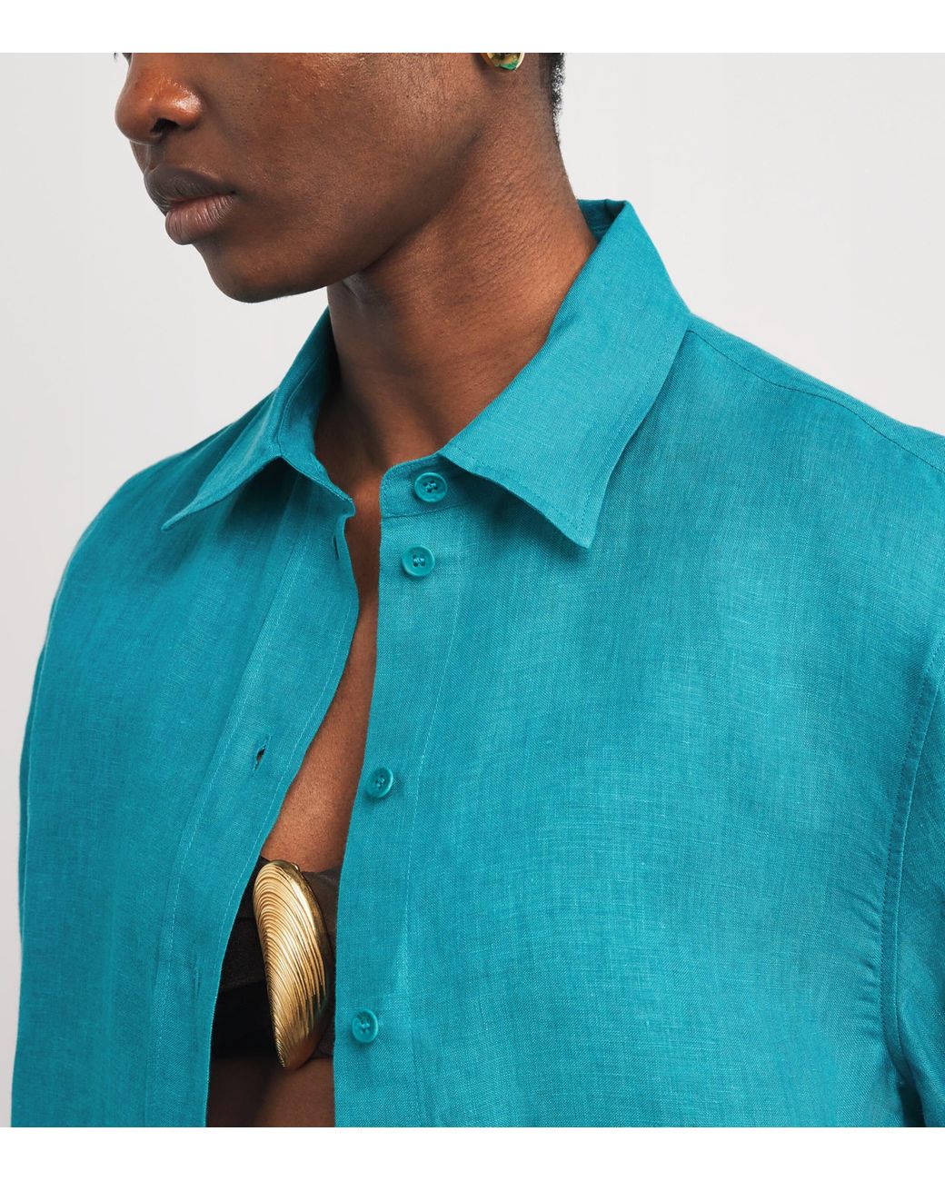 Eres Blue Linen Mignonette Shirt
