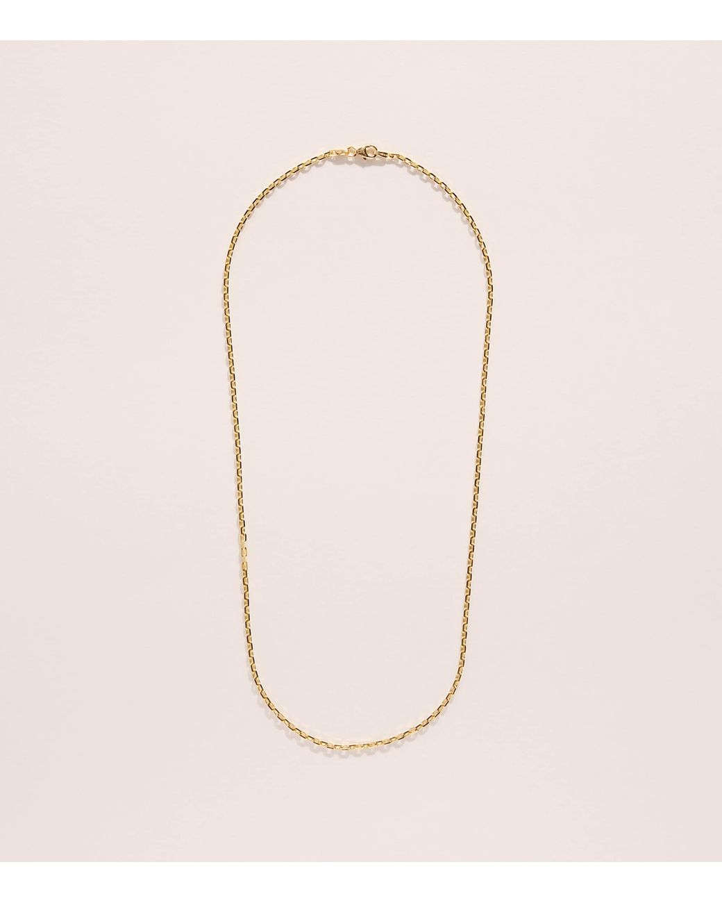Jade Trau Natural Rectangle No.70 Chain Necklace