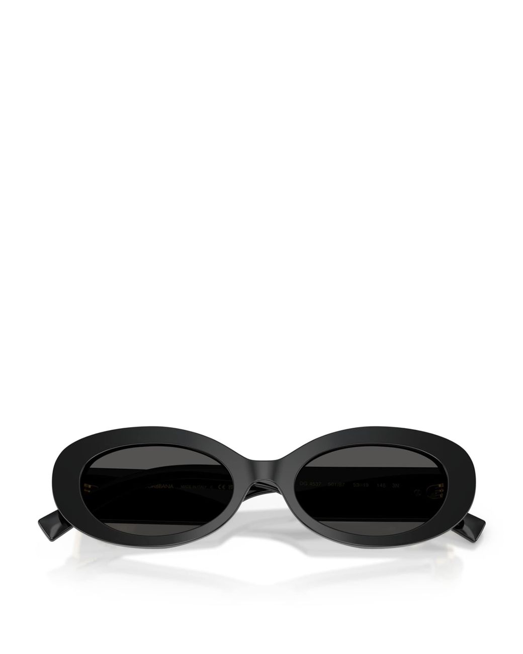 Dolce & Gabbana Black Oval Sunglasses