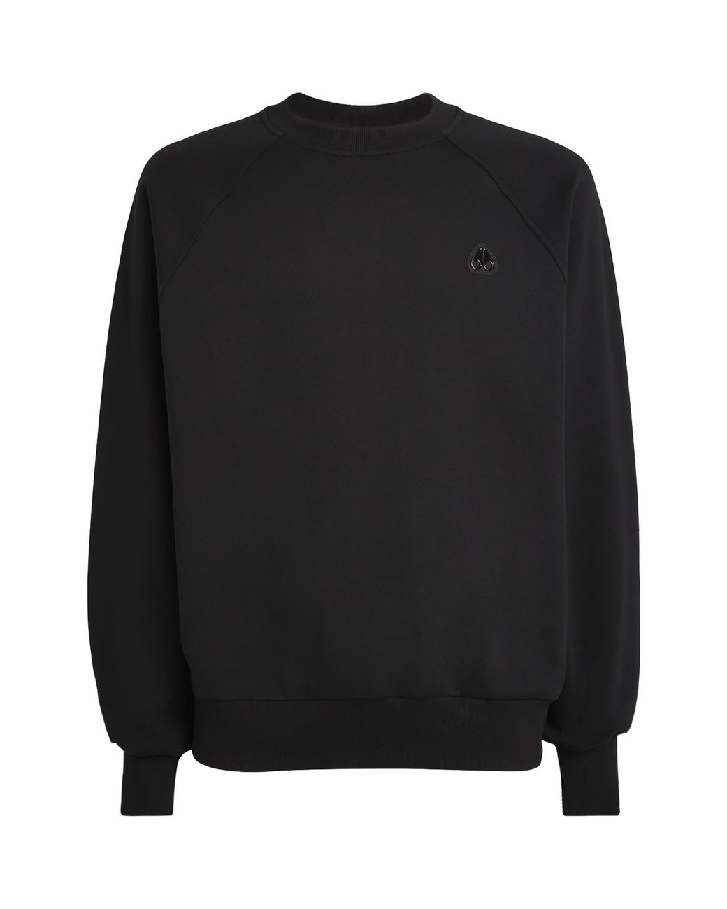 Moose Knuckles Black Logo Yul Sweatshirt for men