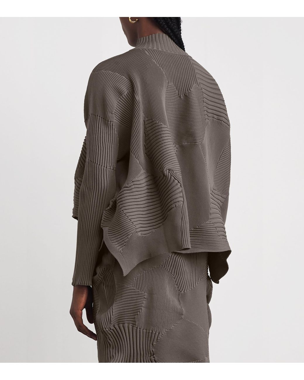 Issey Miyake Gray Kone Kone Sweater