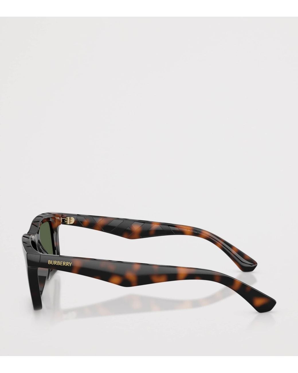 Burberry Green Injected Be4475U Rectangle Sunglasses for men