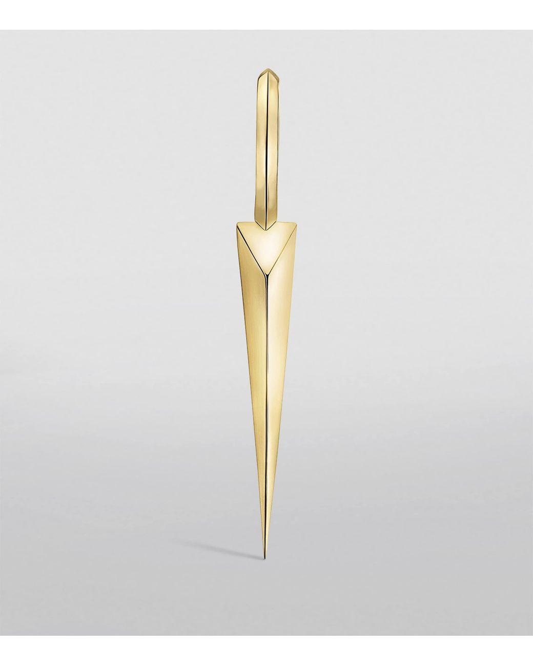 Maria Tash Metallic Faceted Grand Spike Hoop Earring