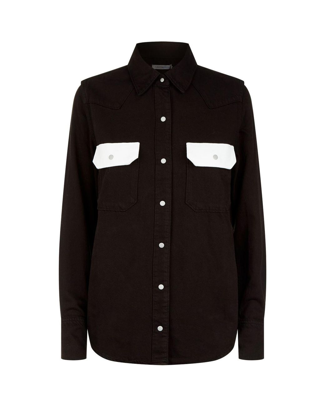 CALVIN KLEIN 205W39NYC Western Shirt in Black for Men | Lyst