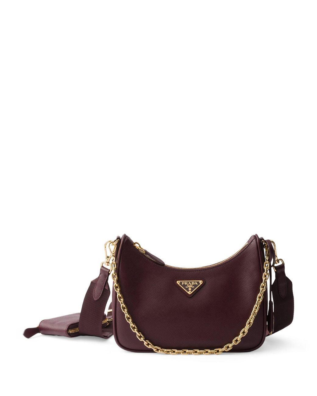 Prada Brown Re-Edition 2005 Saffiano Leather Bag