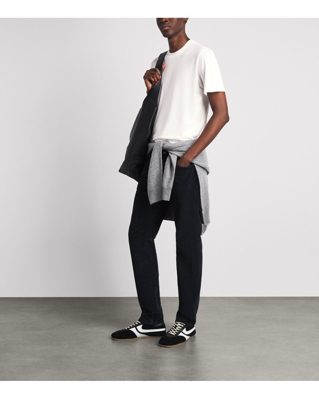 7 For All Mankind White Crew-Neck T-Shirt for men