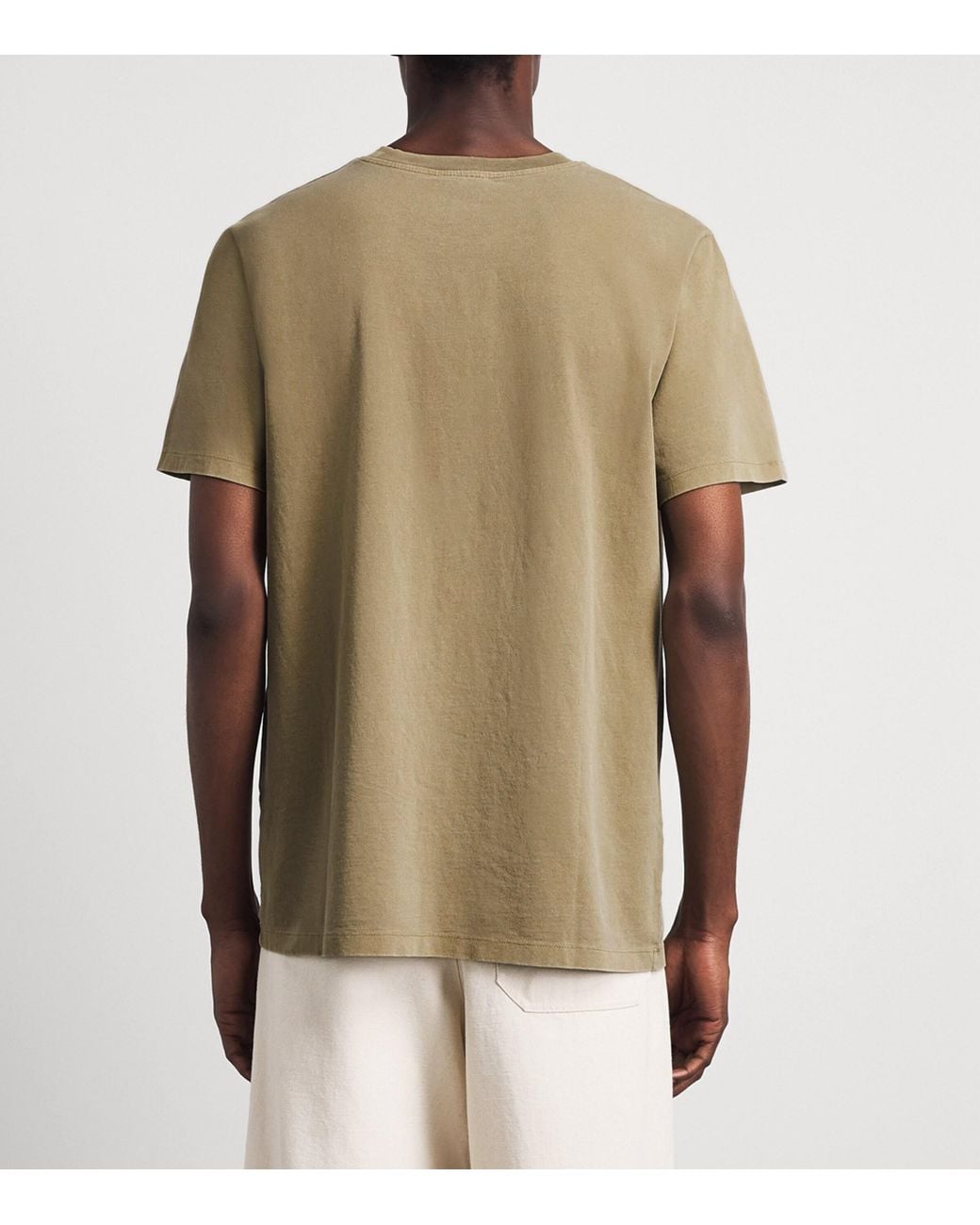 A.P.C. Natural Cotton Logo T-Shirt for men