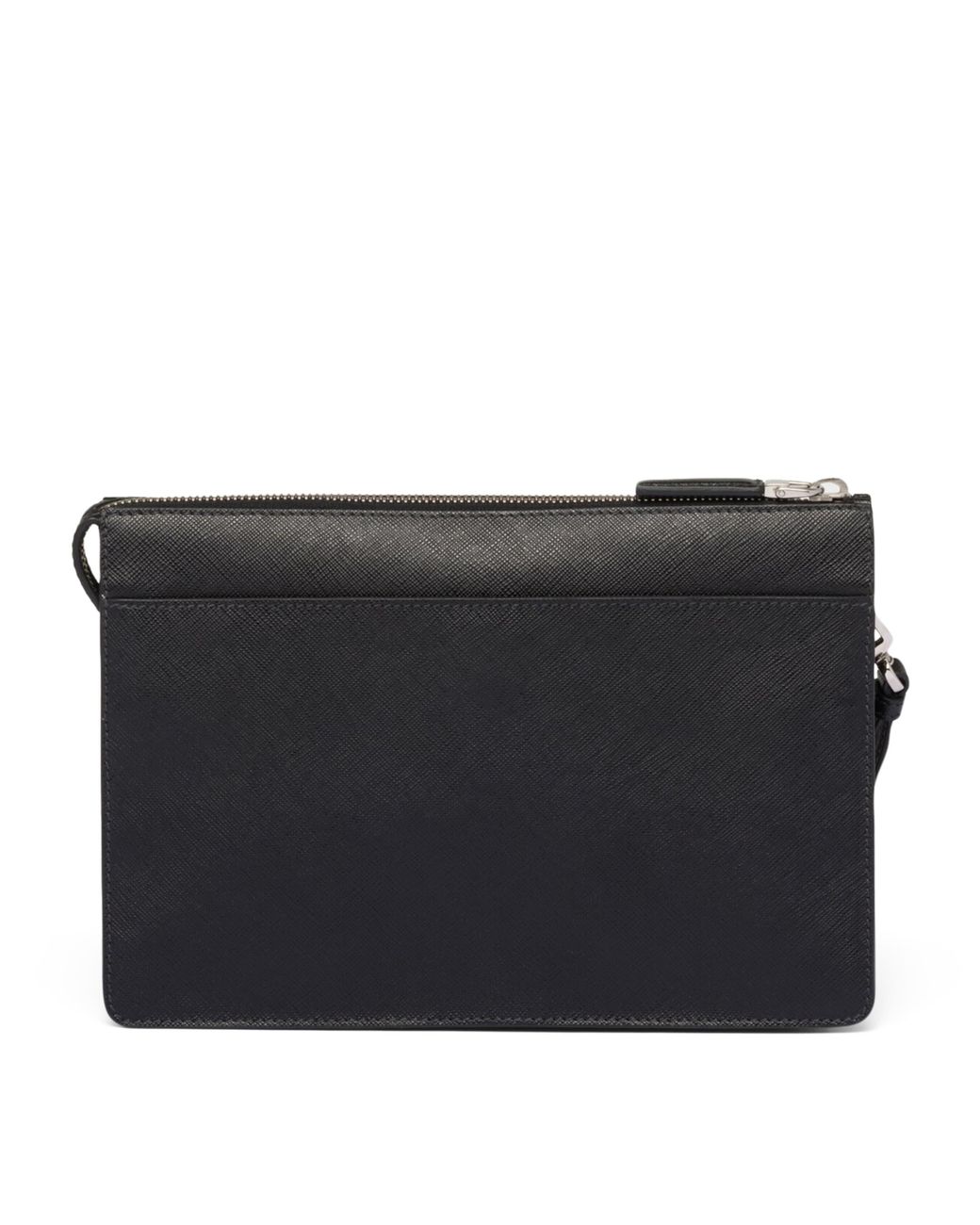 Prada Black Saffiano Leather Pouch for men